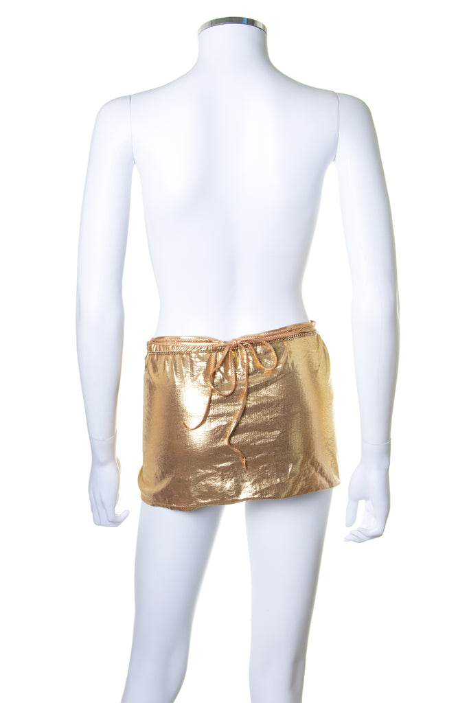 Roberto Cavalli Wrap Skirt with Gun Chain - irvrsbl
