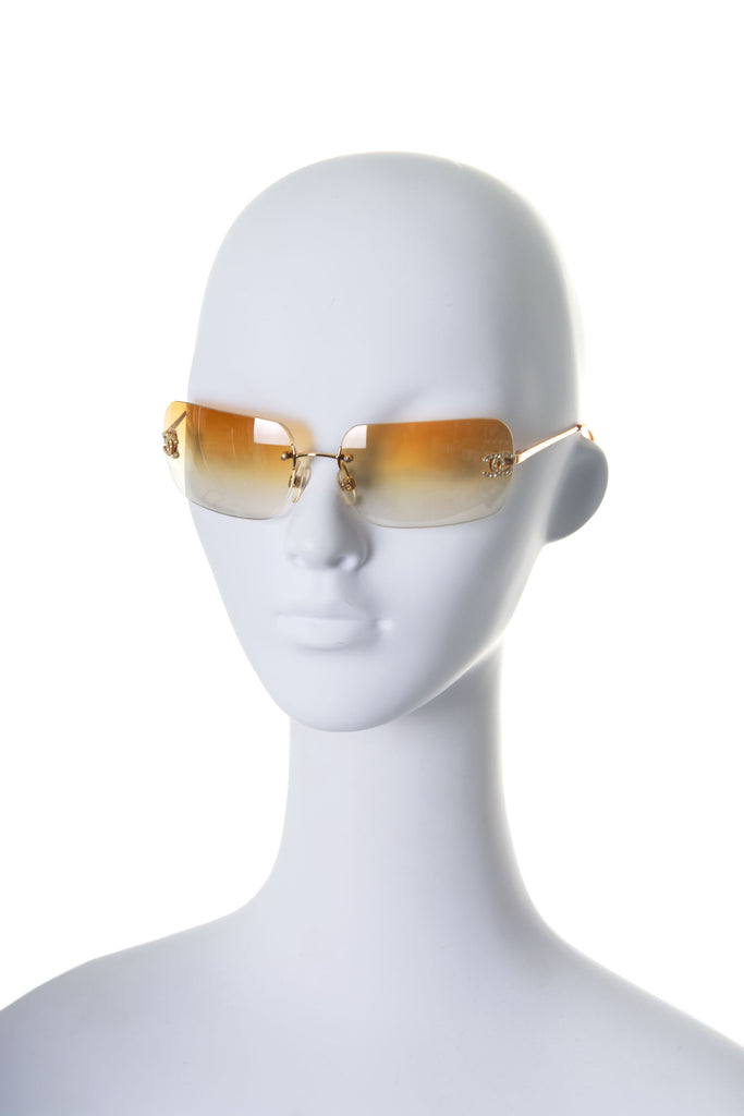 Chanel Ombre CC Crystal Sunglasses - irvrsbl