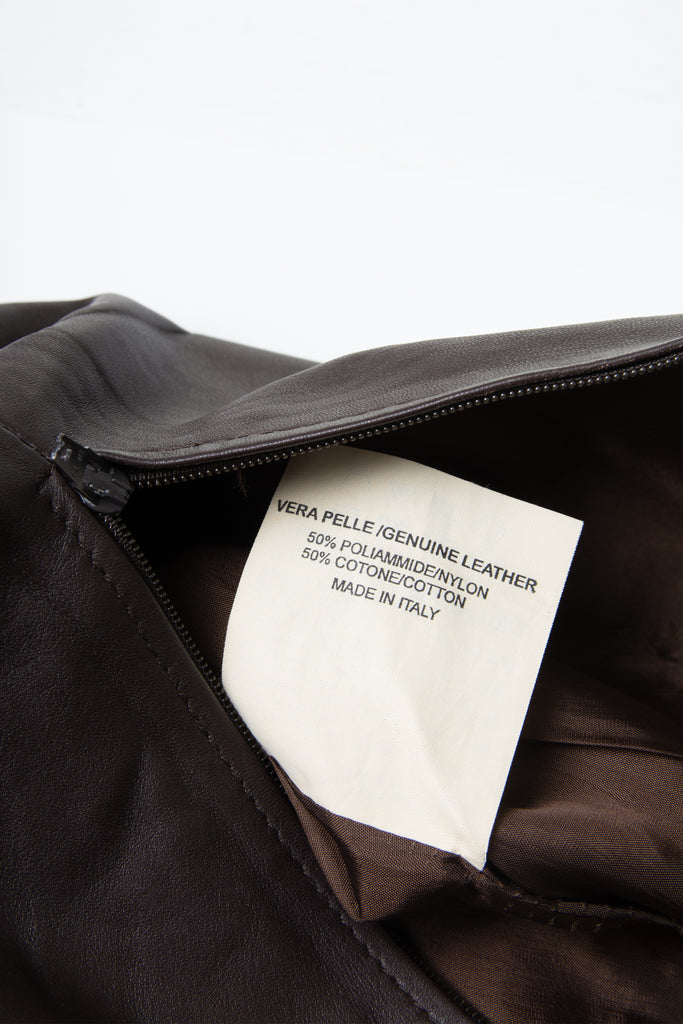 Fendi Leather Monogram Skirt - irvrsbl
