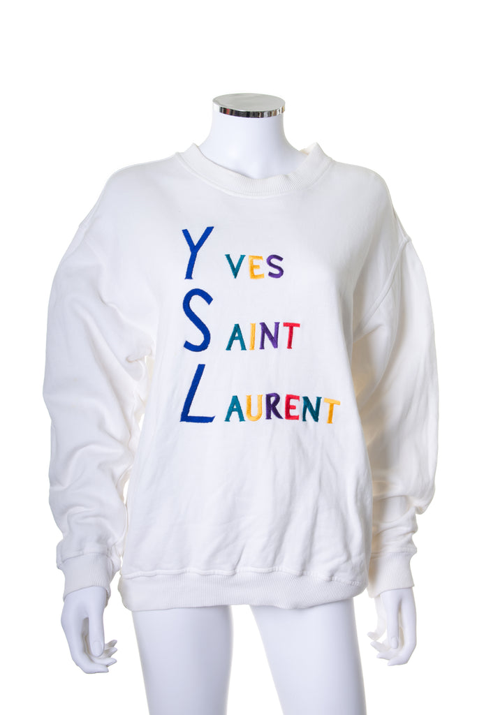 Yves Saint Laurent Logo Jumper - irvrsbl