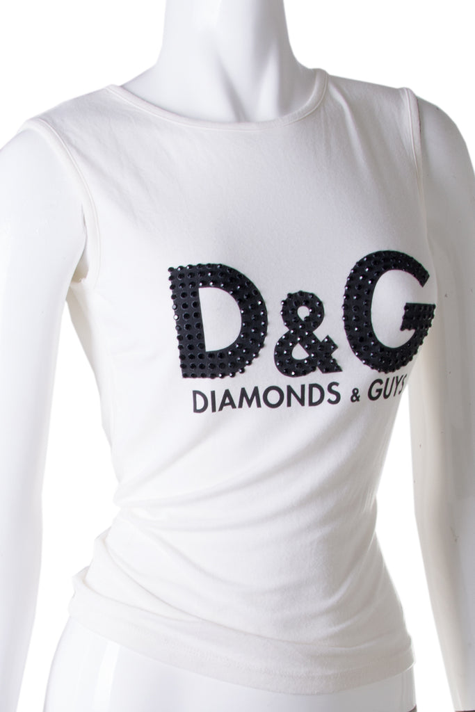 Dolce and Gabbana 'Diamonds and Guys' Tank Top - irvrsbl
