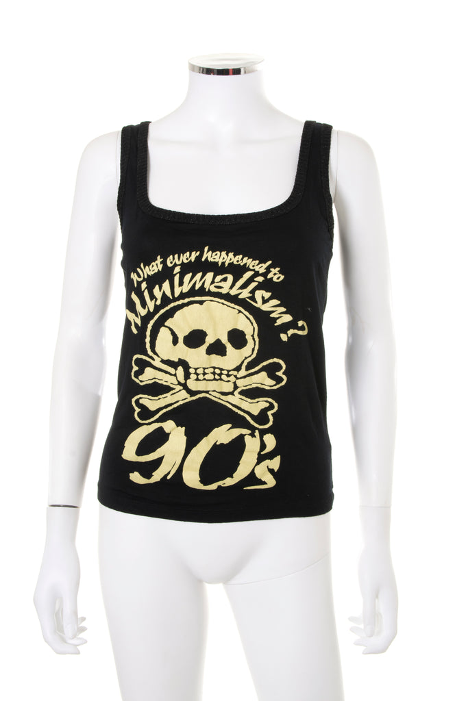 Dolce and Gabbana"What ever happened to Minimalism?" Tank Top- irvrsbl