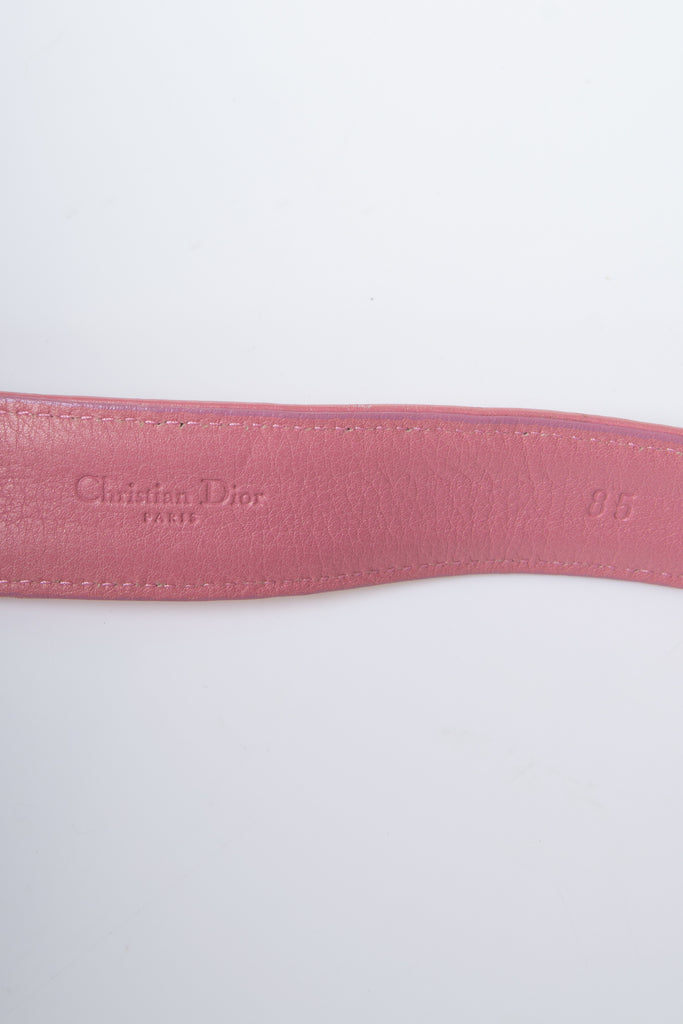 Christian DiorCD Embroidered Belt- irvrsbl