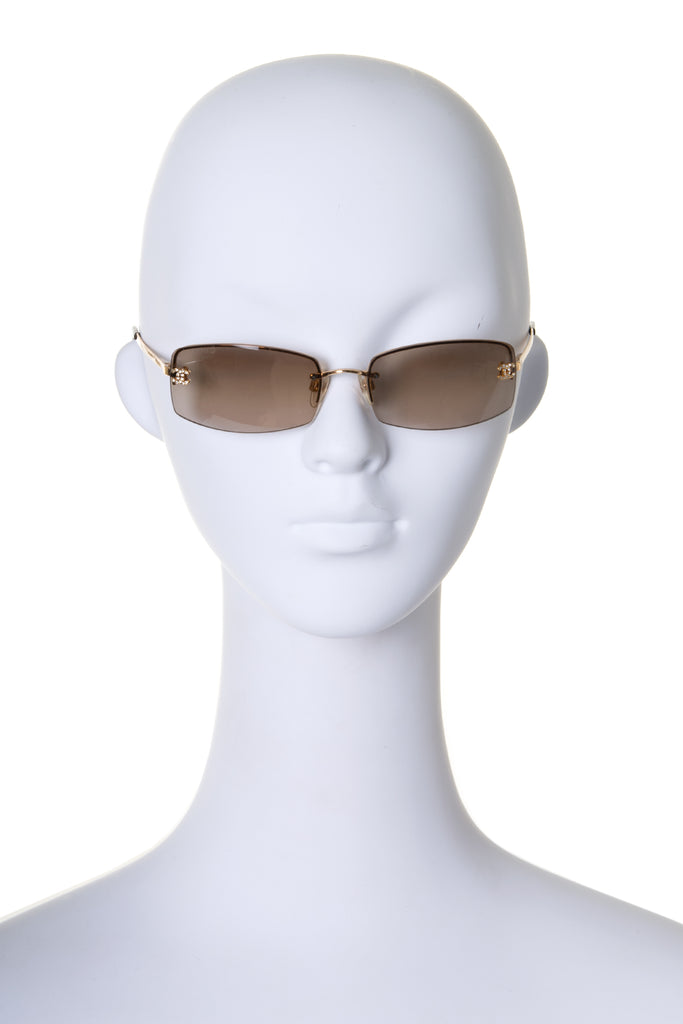 Chanel Swarovski Sunglasses - irvrsbl