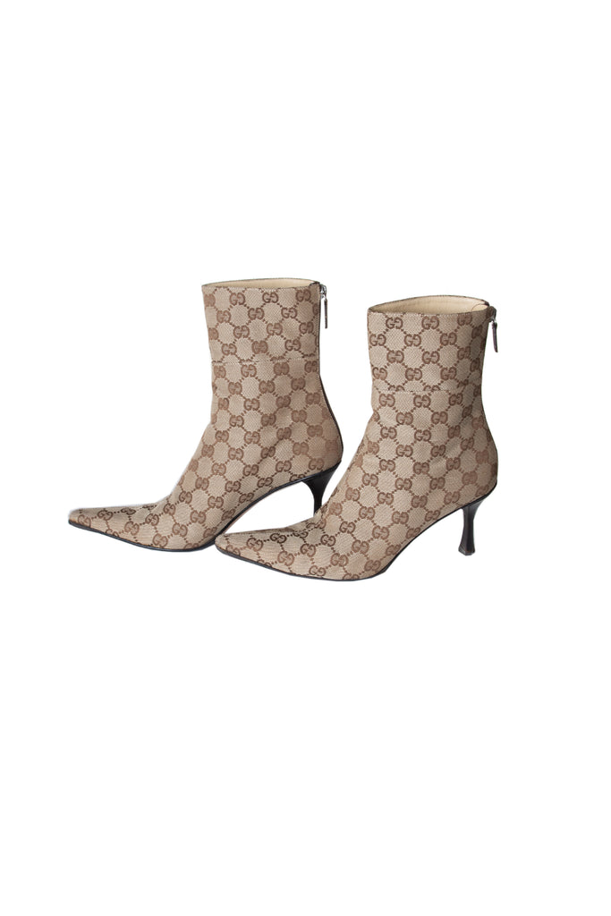 Gucci Monogram Ankle Boot - irvrsbl