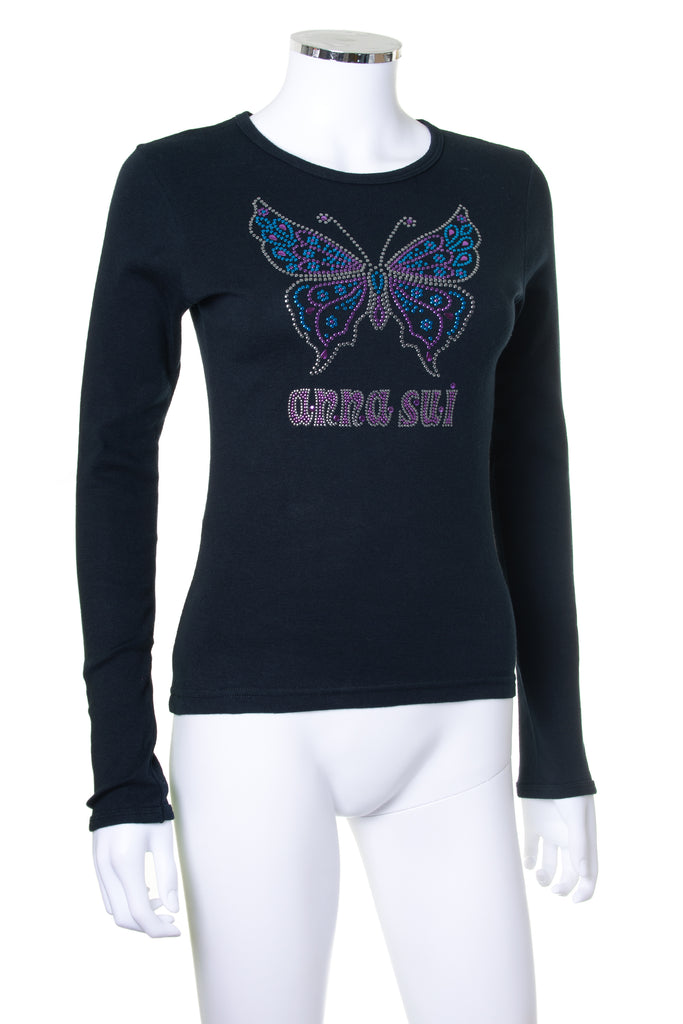 Anna SuiButterfly Top- irvrsbl