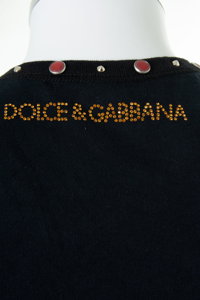 Dolce and Gabbana Rodeo Rhinestone Top - irvrsbl