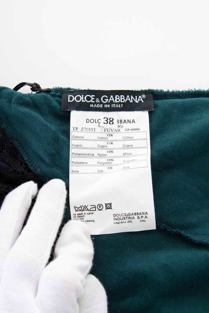 Dolce and Gabbana Velvet Cami - irvrsbl