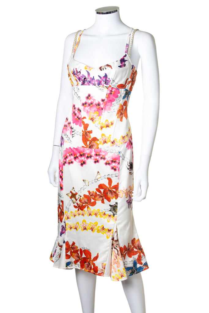 Roberto Cavalli Floral Dress - irvrsbl