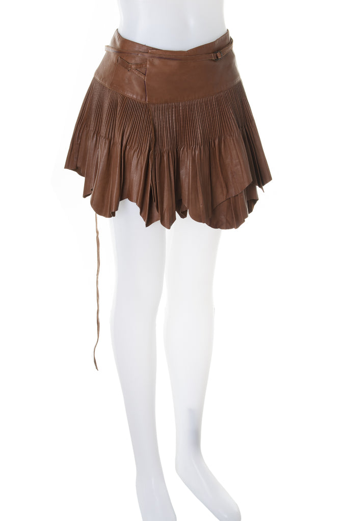 Jean Paul Gaultier Leather Skirt - irvrsbl