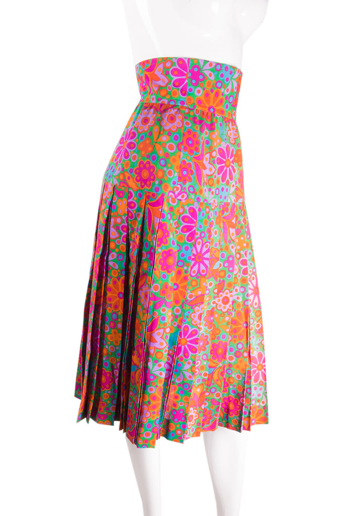 Yves Saint Laurent Floral Printed Skirt - irvrsbl