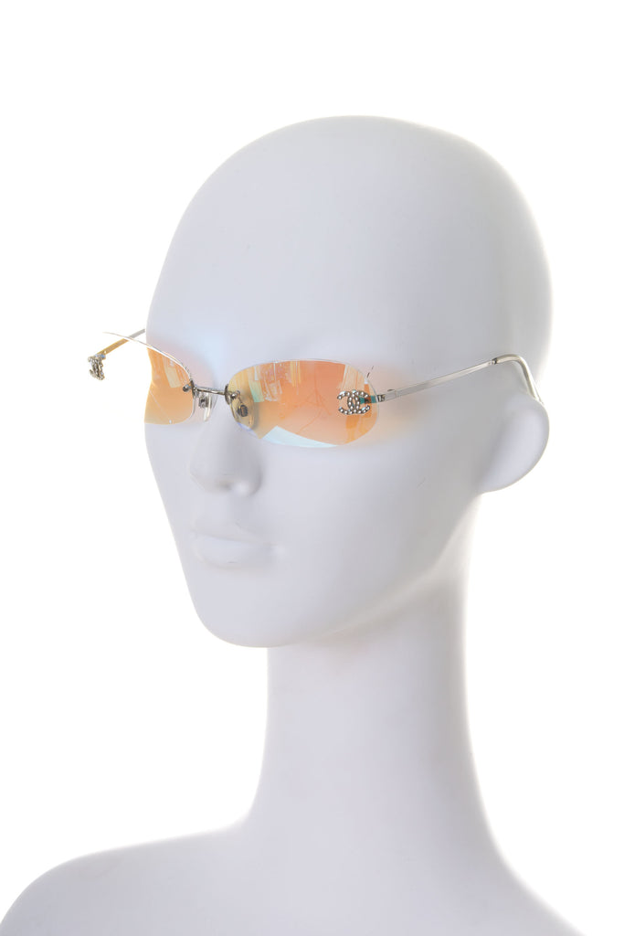 ChanelIridescent Swarovski Sunglasses- irvrsbl