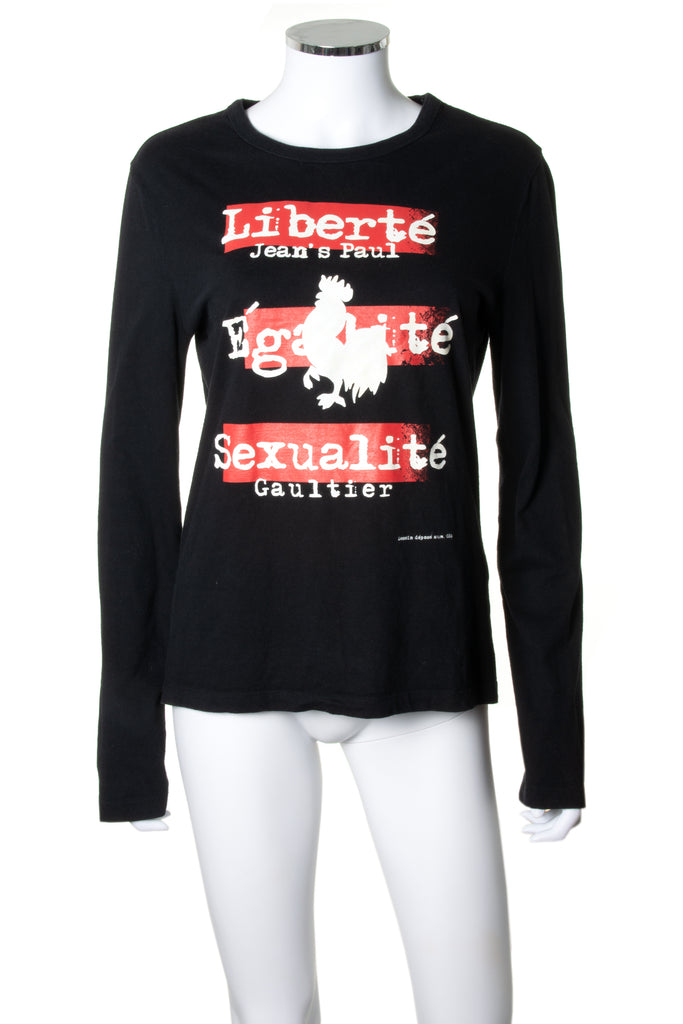 Jean Paul Gaultier Liberte Egalite Sexualite T-shirt - irvrsbl