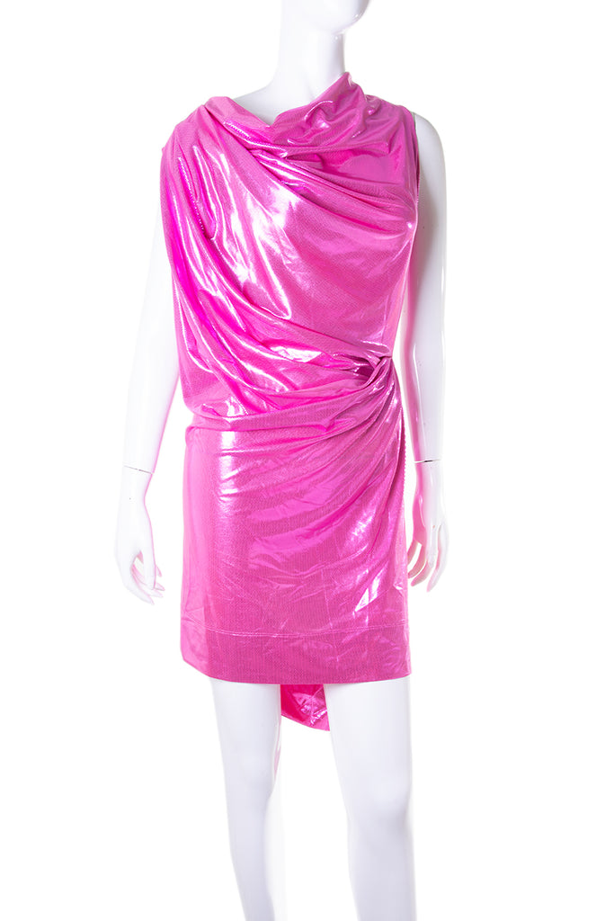 Vivienne Westwood Metallic Draped Dress - irvrsbl