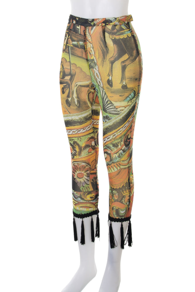 Dolce and Gabbana Printed Tassel Pants - irvrsbl