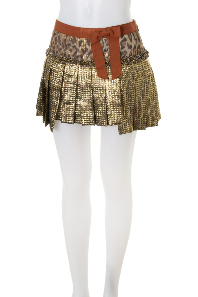 Dolce and Gabbana Pleated Mini Skirt - irvrsbl