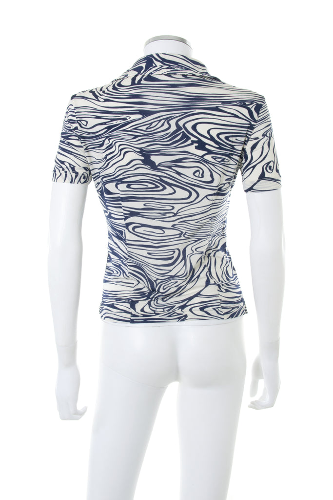 Dolce and Gabbana Printed Collared Top - irvrsbl