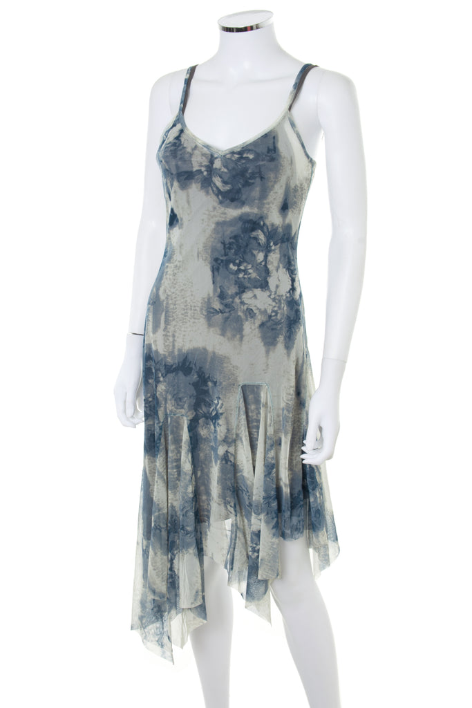 Jean Paul Gaultier Printed Mesh Dress - irvrsbl