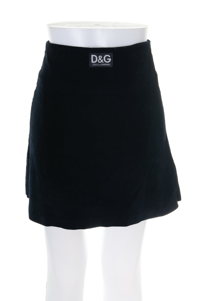Dolce and GabbanaVelour Skirt- irvrsbl