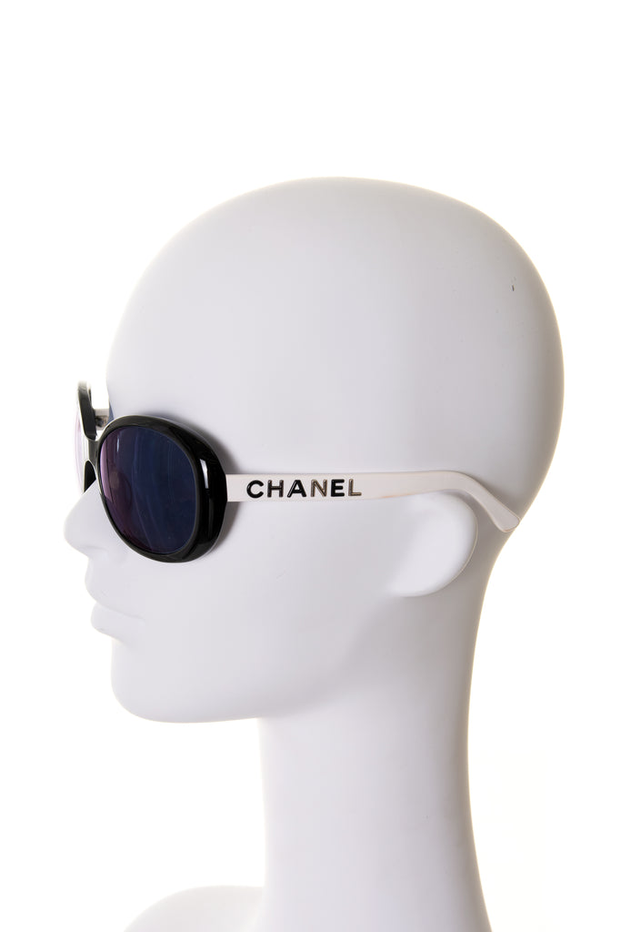 Chanel Oversized Logo Sunglasses - irvrsbl