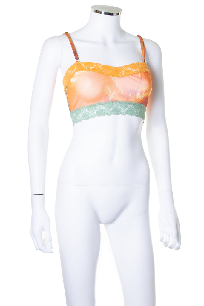 Jean Paul Gaultier Mesh Crop Top - irvrsbl