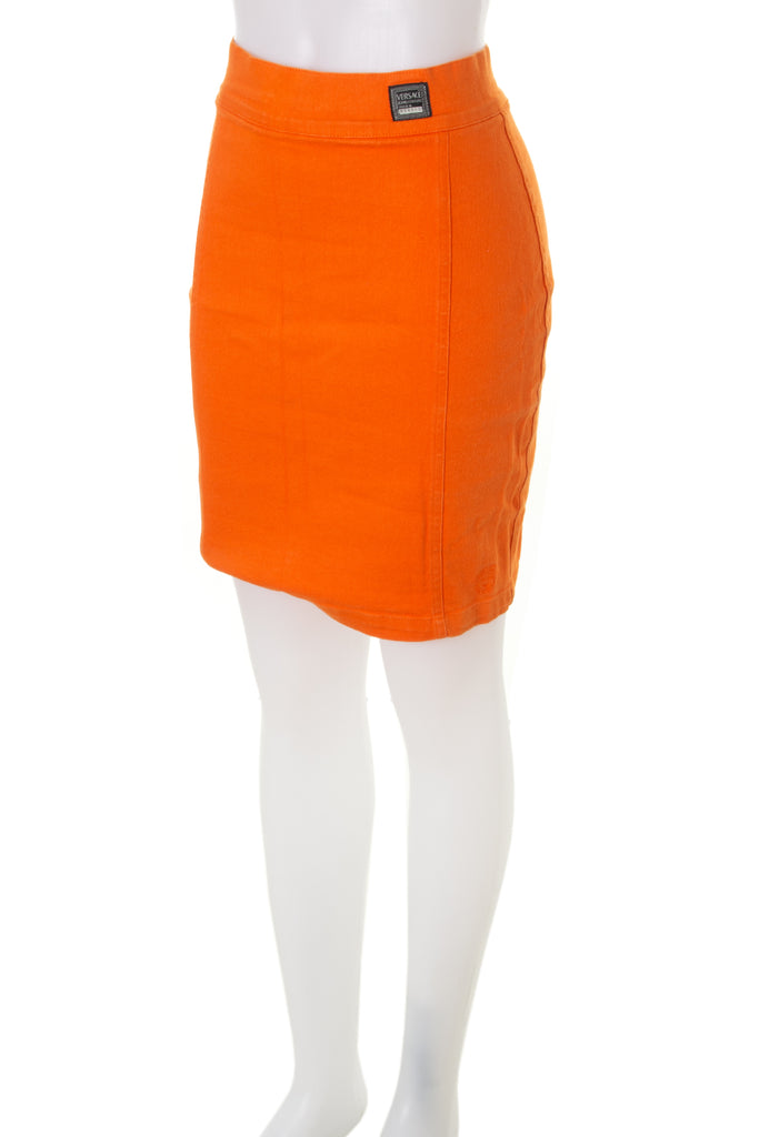 Versace Orange Skirt - irvrsbl