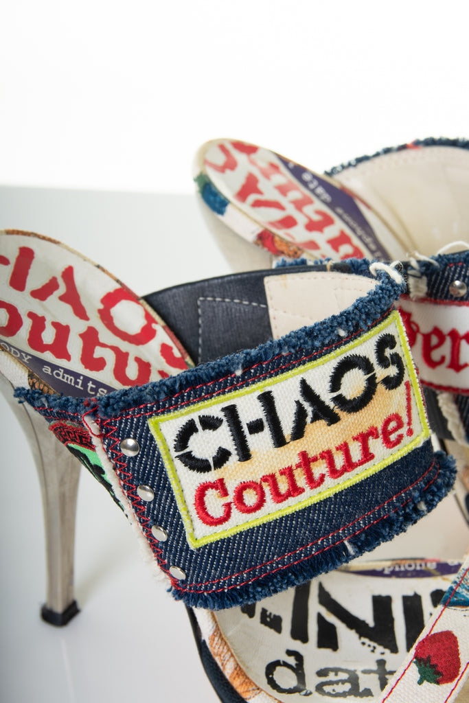 Versace Chaos Couture Heels 37 - irvrsbl