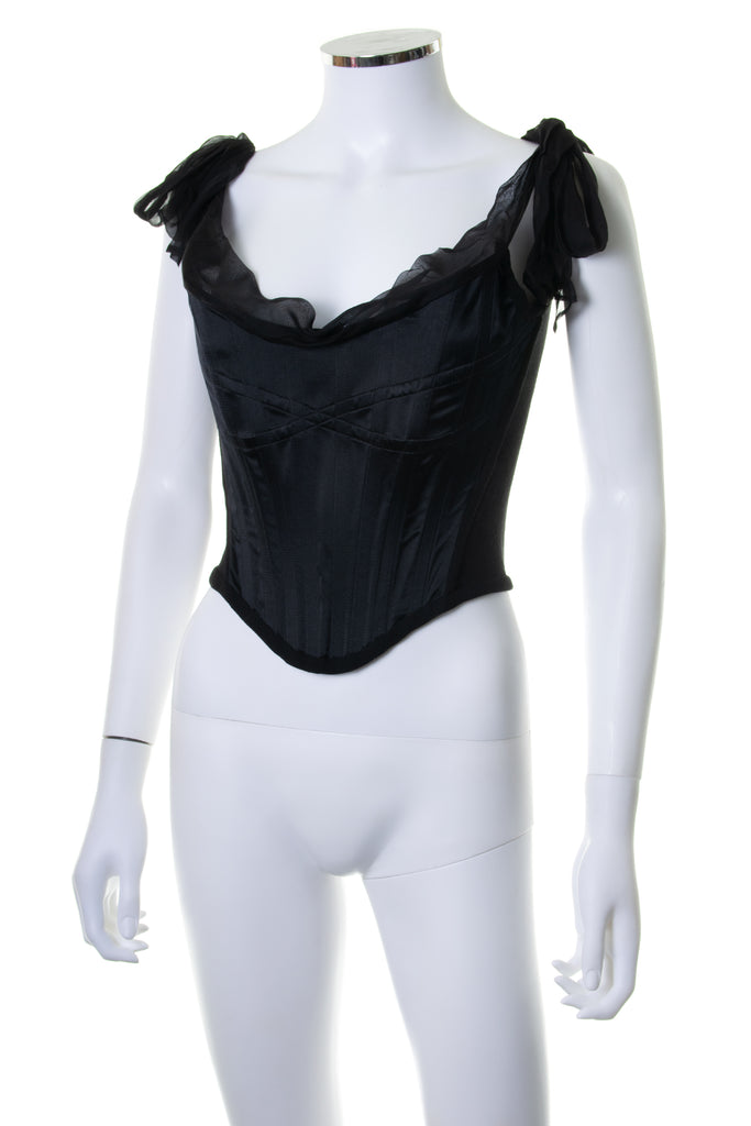 Moschino Satin Corset Top - irvrsbl