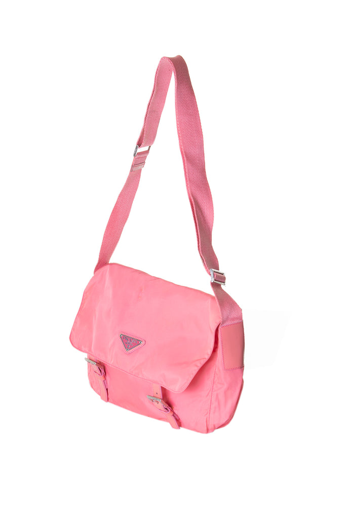 Prada Pink Nylon Satchel - irvrsbl