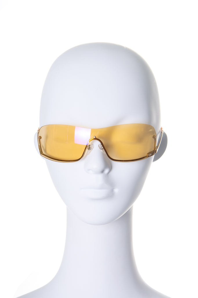 Gucci Gold Iridescent Sunglasses - irvrsbl