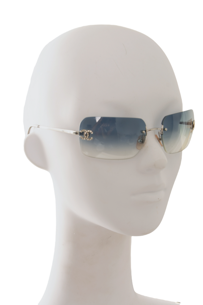 ChanelBlue Ombre Sunglasses- irvrsbl