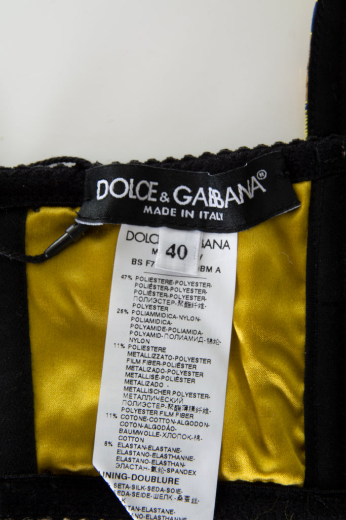 Dolce and Gabbana Brocade Corset Top - irvrsbl