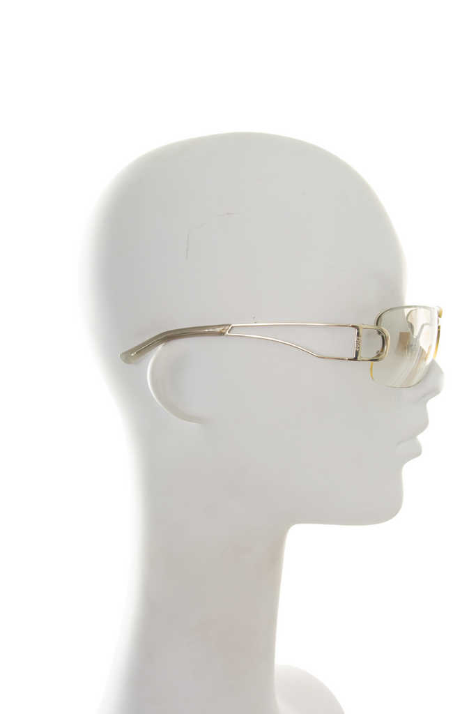 Dior Silver Rimless Sunglasses - irvrsbl