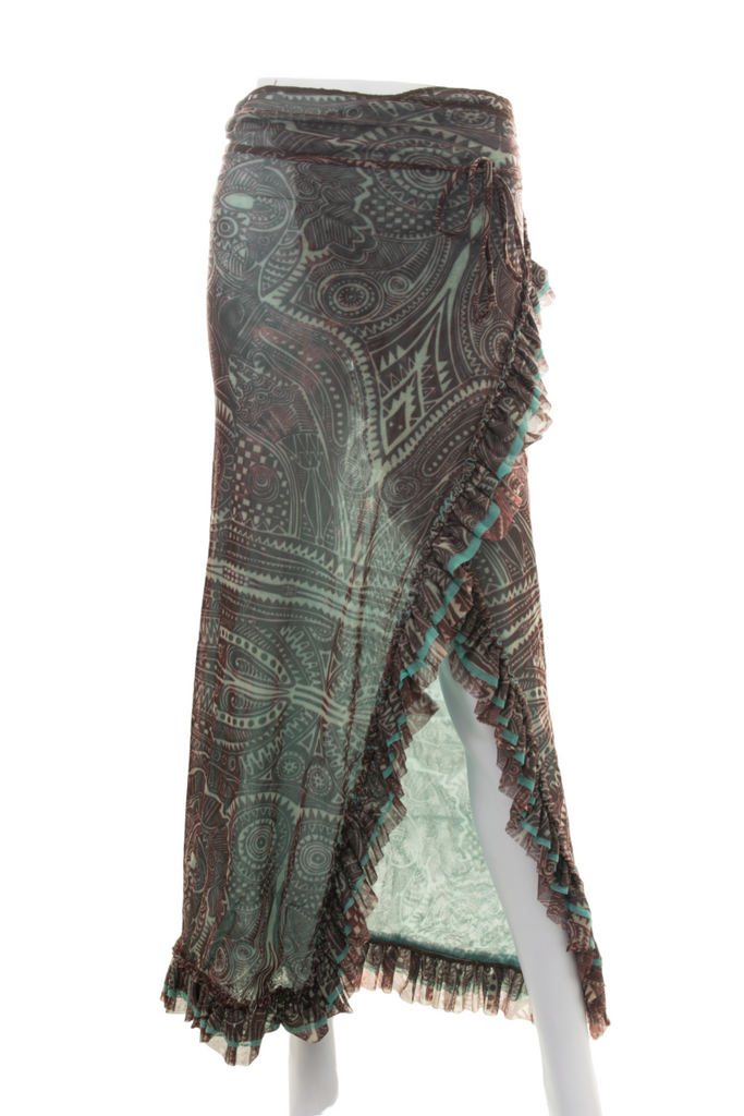 Jean Paul Gaultier Tribal Mesh Skirt - irvrsbl
