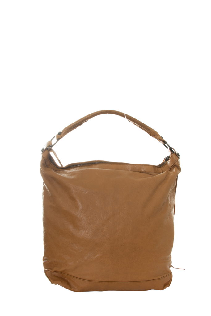 Balenciaga Tan 'The Day' Shoulder Bag - irvrsbl