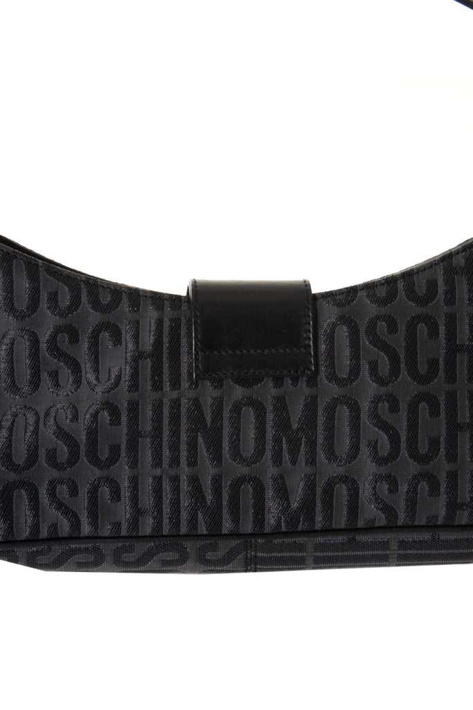 Moschino Logo Print Shoulder Bag - irvrsbl