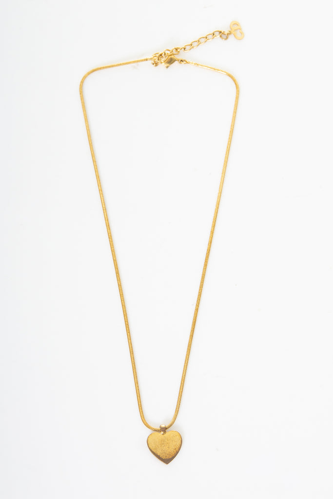 Christian Dior Heart Necklace - irvrsbl