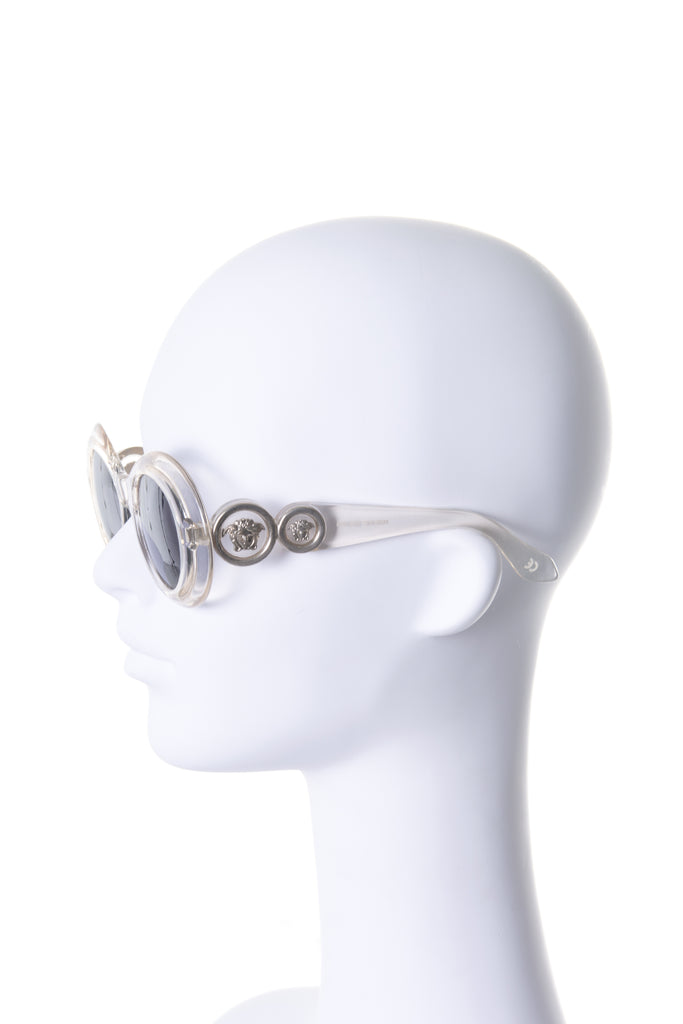 Versace Transparent Medusa Sunglasses - irvrsbl