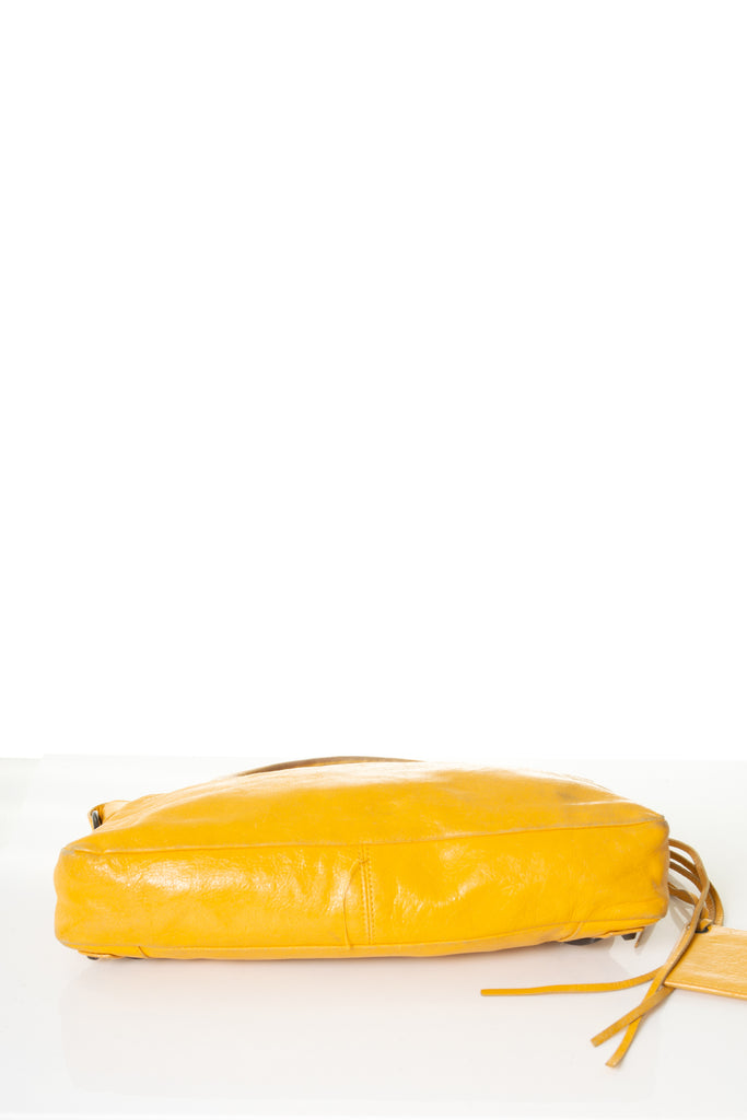 Balenciaga Yellow Motorcycle Bag - irvrsbl