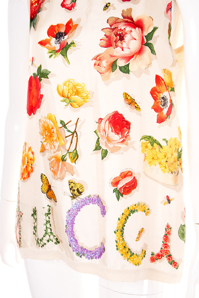 Gucci Silk Floral Top - irvrsbl
