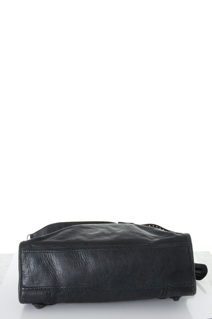 Balenciaga Motorcycle Bag in Black - irvrsbl