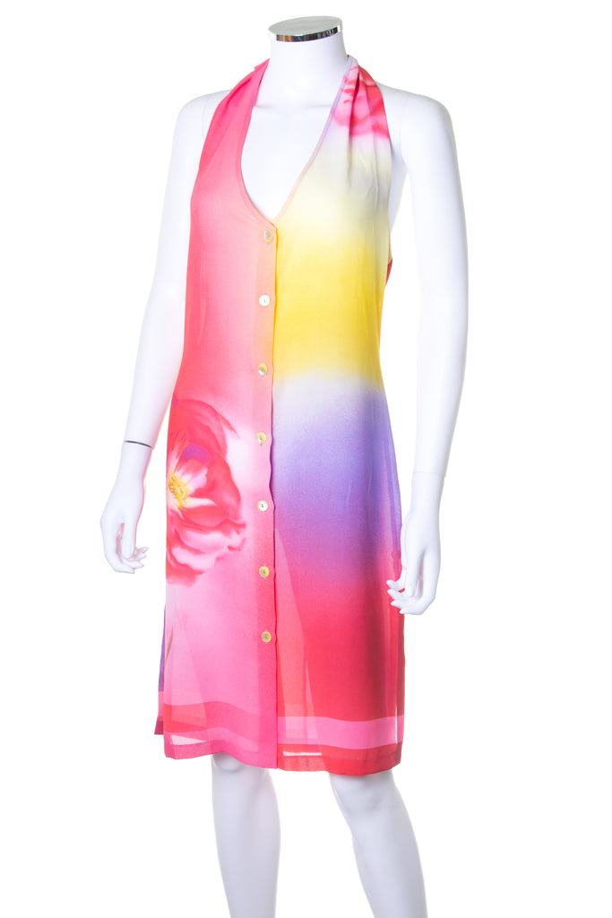 La Perla Watercolor Print Dress - irvrsbl