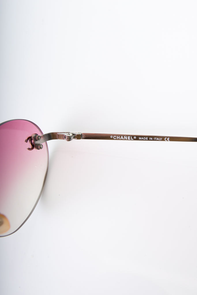 Chanel Ombre Rimless CC Sunglasses - irvrsbl