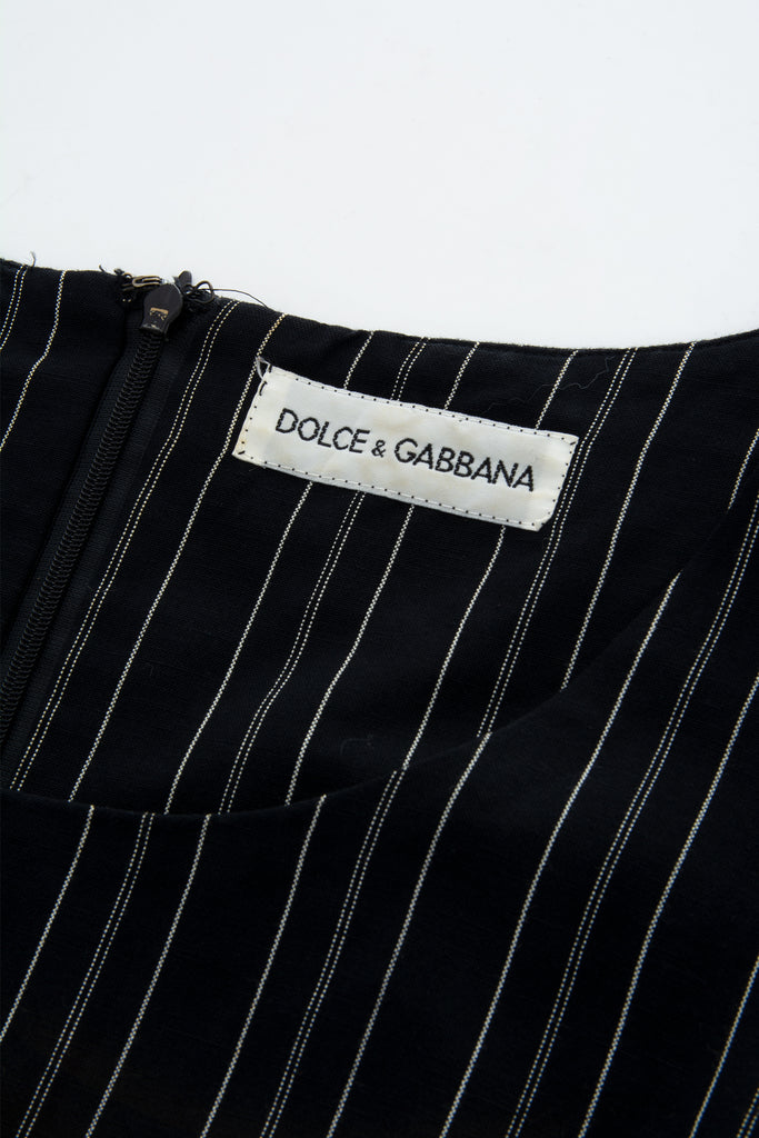 Dolce and Gabbana Pinstripe Dress - irvrsbl