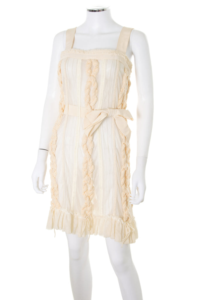 Moschino Sheer Knit Dress - irvrsbl