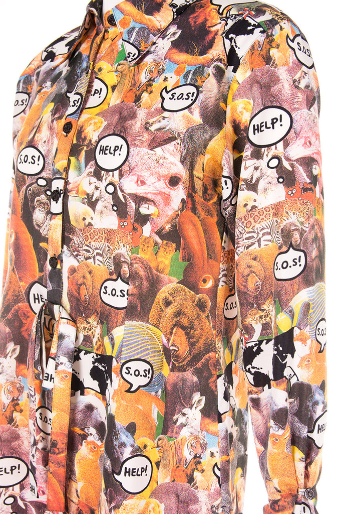 Moschino Animal Print Shirt - irvrsbl
