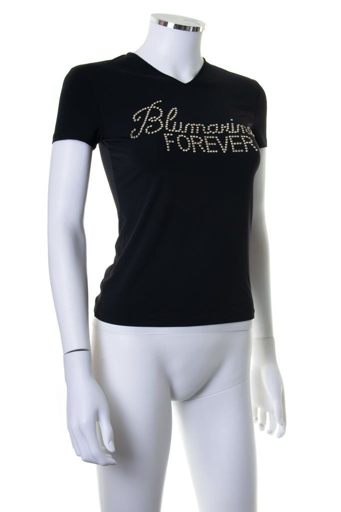 Blumarine Rhinestone Tshirt - irvrsbl