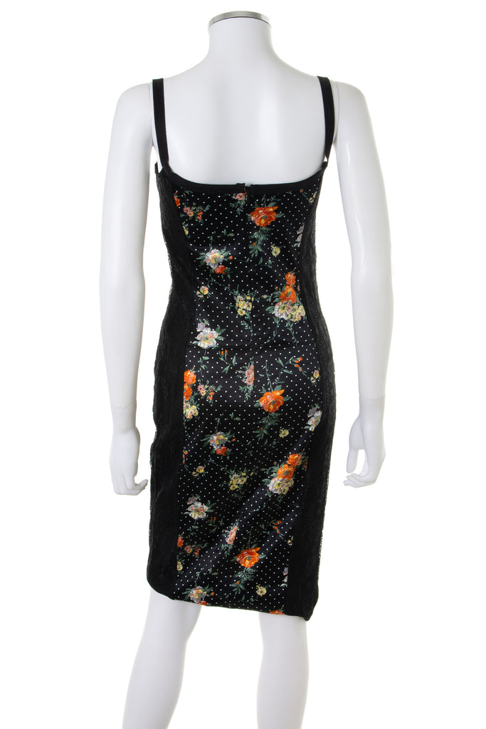 Dolce and GabbanaFloral Bustier Dress- irvrsbl
