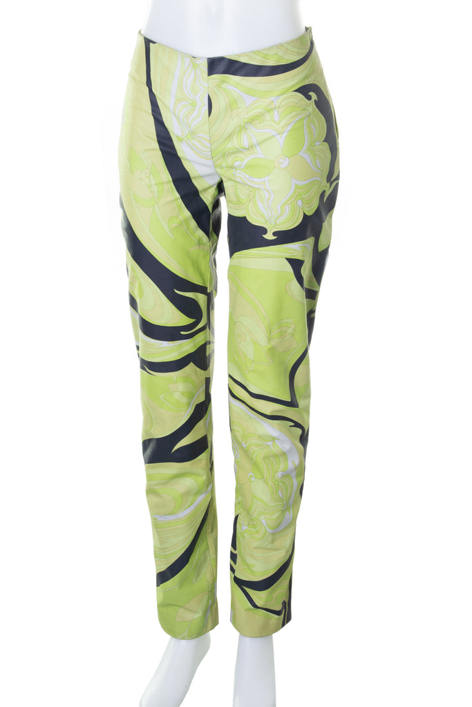 Emilio PucciLeather Printed Pants- irvrsbl