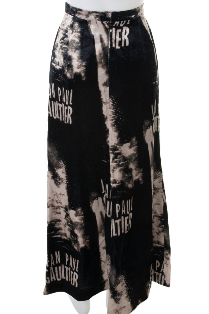 Jean Paul Gaultier Velour Skirt - irvrsbl